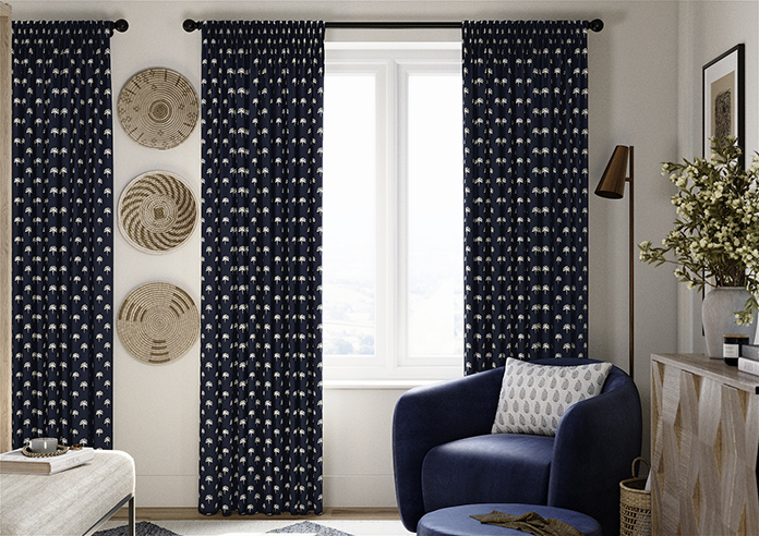 Hanalei, Blue Navy - Made to Measure Curtains - Image 3
